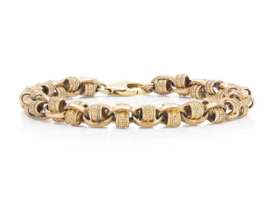 Antique Victorian Gold Link Bracelet