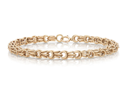 Vintage 1950s Gold Link Bracelet