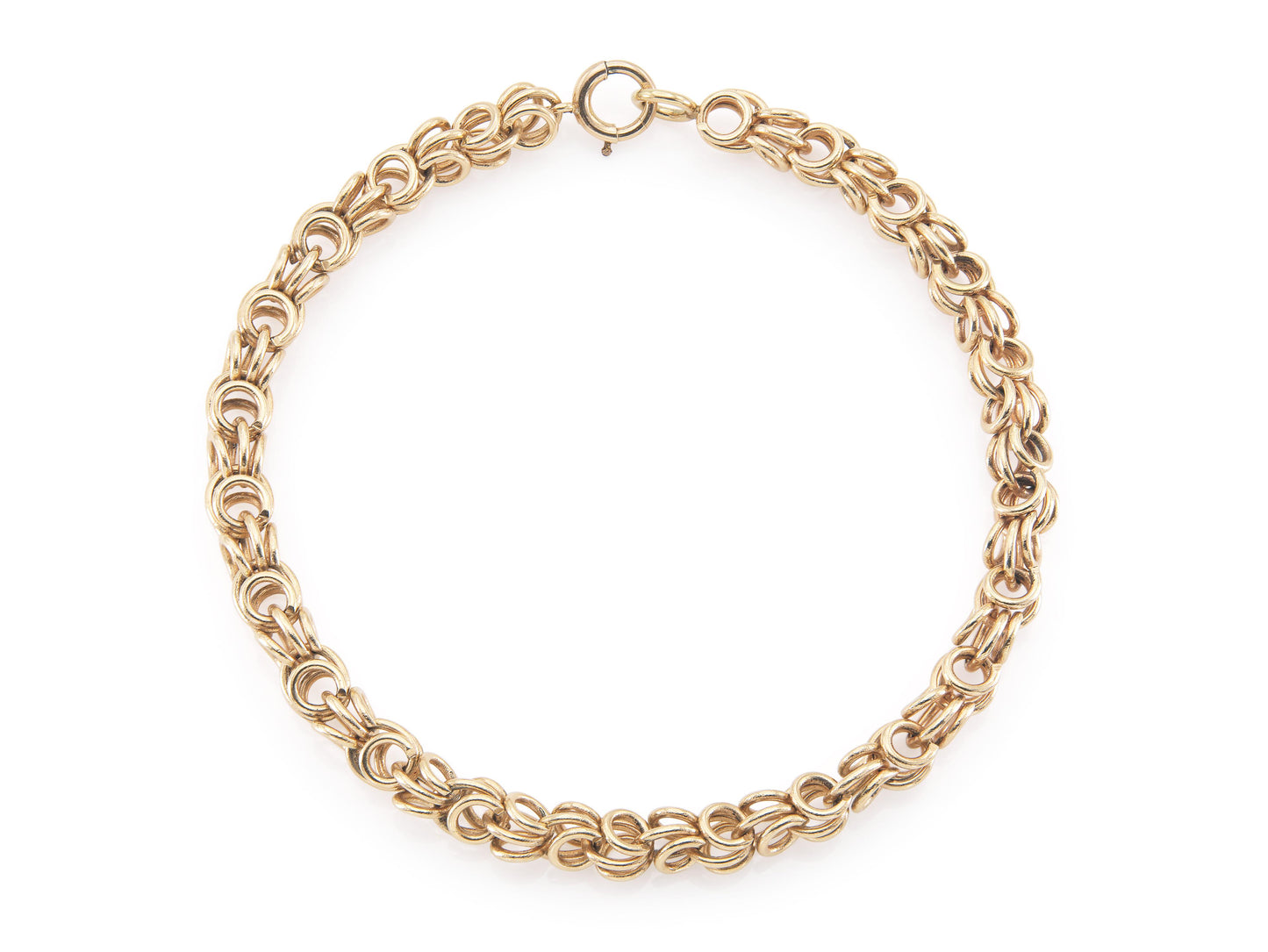 Vintage 1950s Gold Link Bracelet