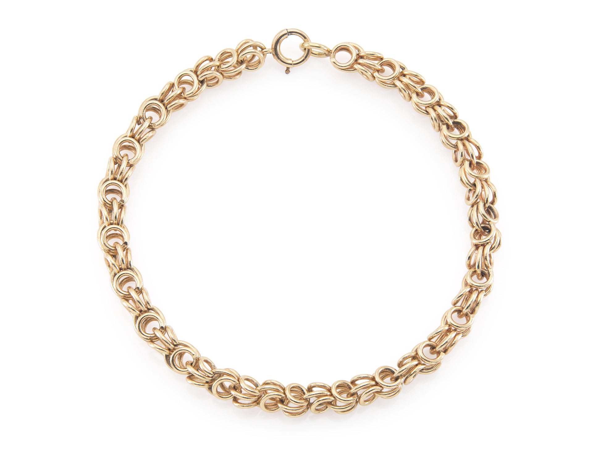 Vintage 1950s Gold Link Bracelet