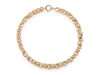Vintage 1950s Gold Link Bracelet