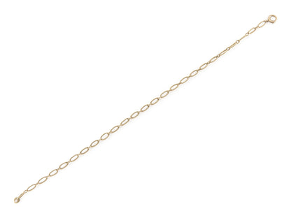 Vintage 1950s Gold Link Bracelet