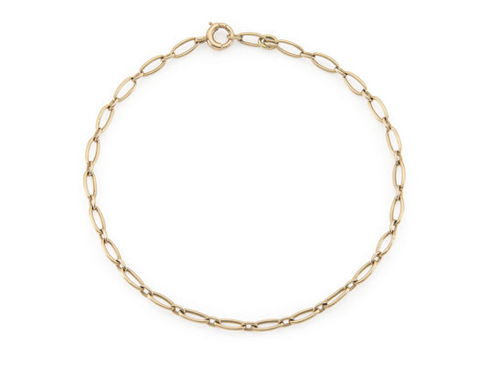 Vintage 1950s Gold Link Bracelet
