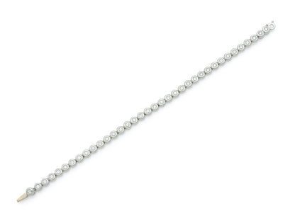 2.00 Carat Diamond Bezel-Set Tennis Bracelet