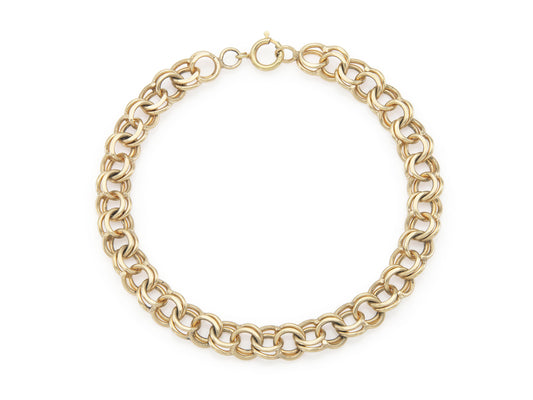 Vintage 1960s Gold Link Bracelet
