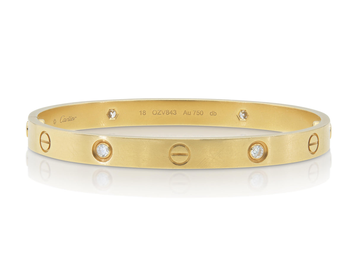 Cartier Love Bracelet with 4 Diamonds