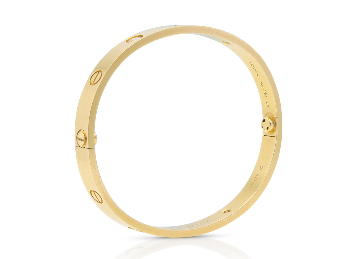 Cartier Love Bracelet with 4 Diamonds