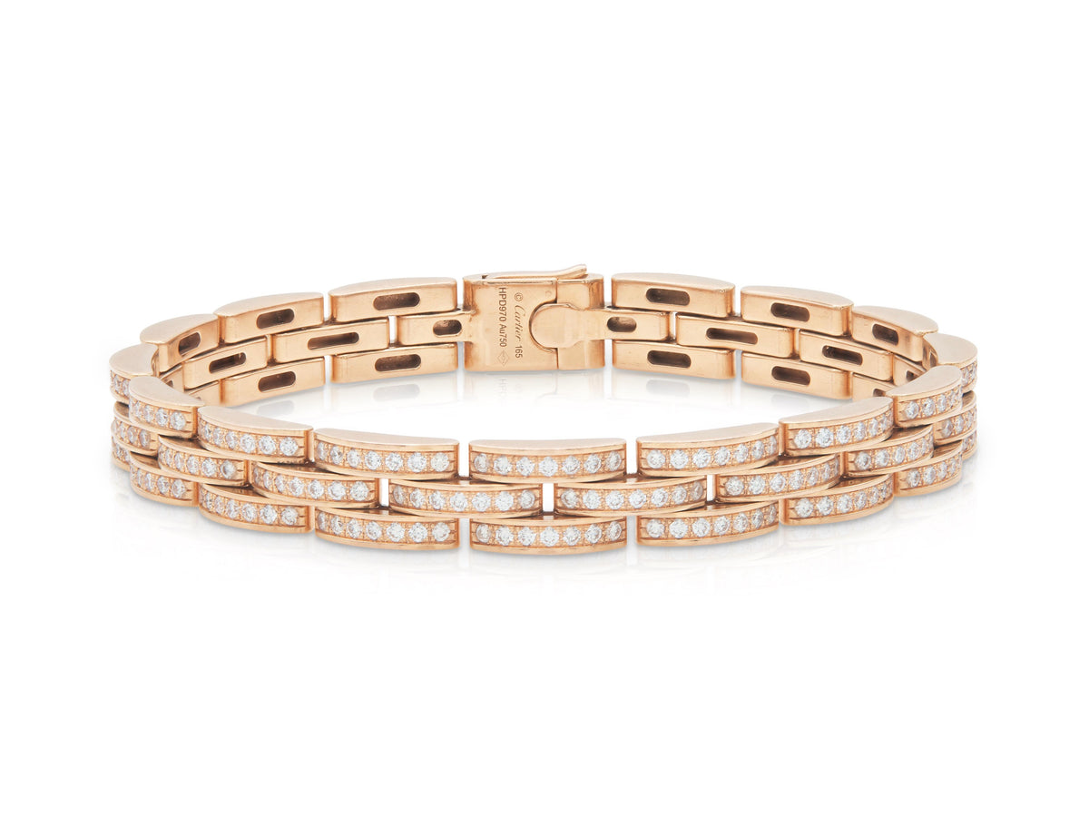 Cartier Panthere Maillon Bracelet with Diamonds