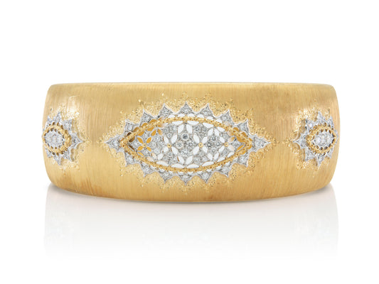 Vintage 1960s Mario Buccellati Rombi Cuff Bracelet