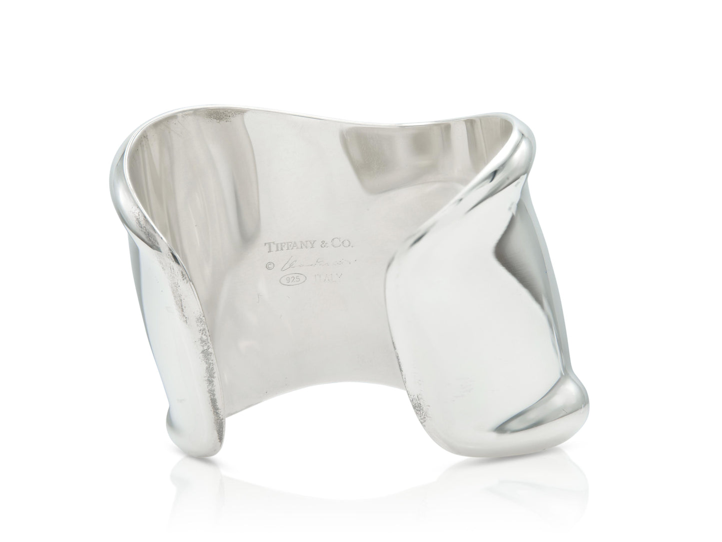 Tiffany & Co. Elsa Peretti Silver Bone Cuff Bracelet