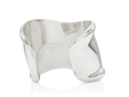 Tiffany & Co. Elsa Peretti Silver Bone Cuff Bracelet