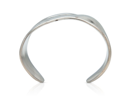 Tiffany & Co. Elsa Peretti Ruthenium Bone Cuff Bracelet