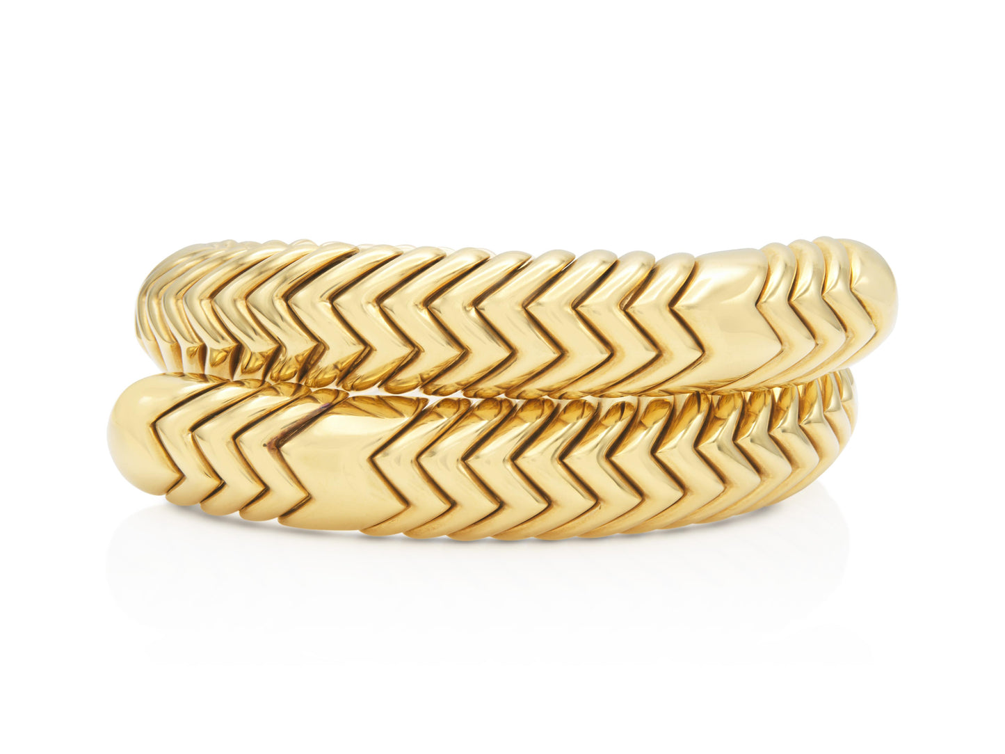 Vintage 1990s Bvlgari Spiga Wrap Bracelet