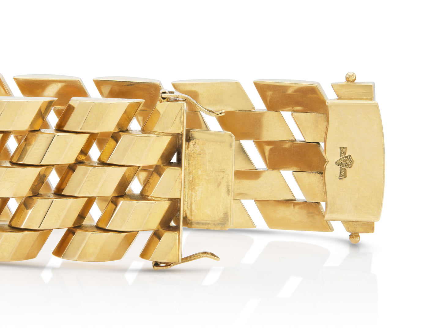 Vintage 1940s Retro Gold Bracelet