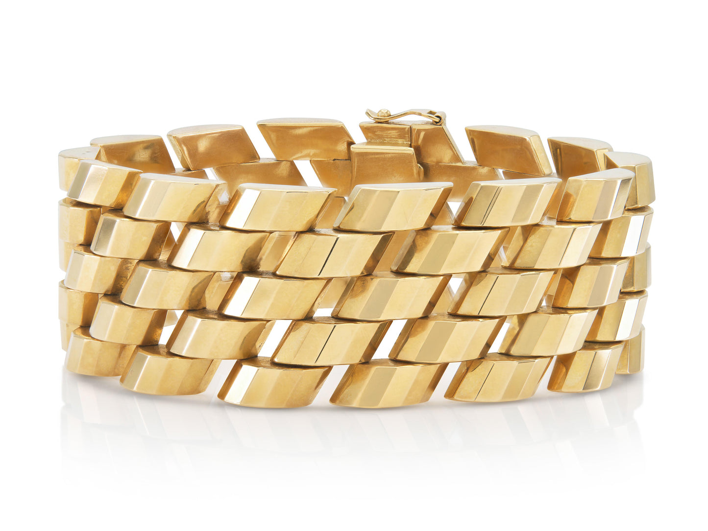 Vintage 1940s Retro Gold Bracelet