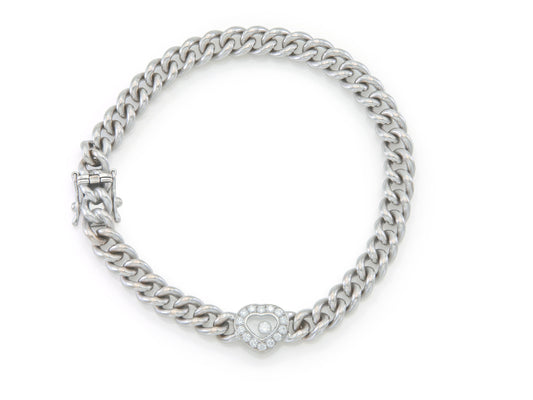 Chopard Happy Diamonds Heart Link Bracelet