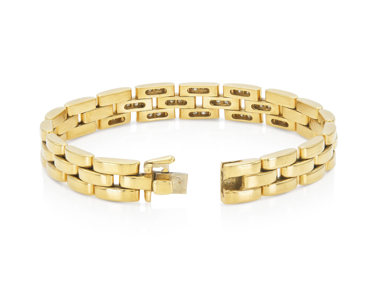 Cartier Maillon Panthere Bracelet with Diamond Links