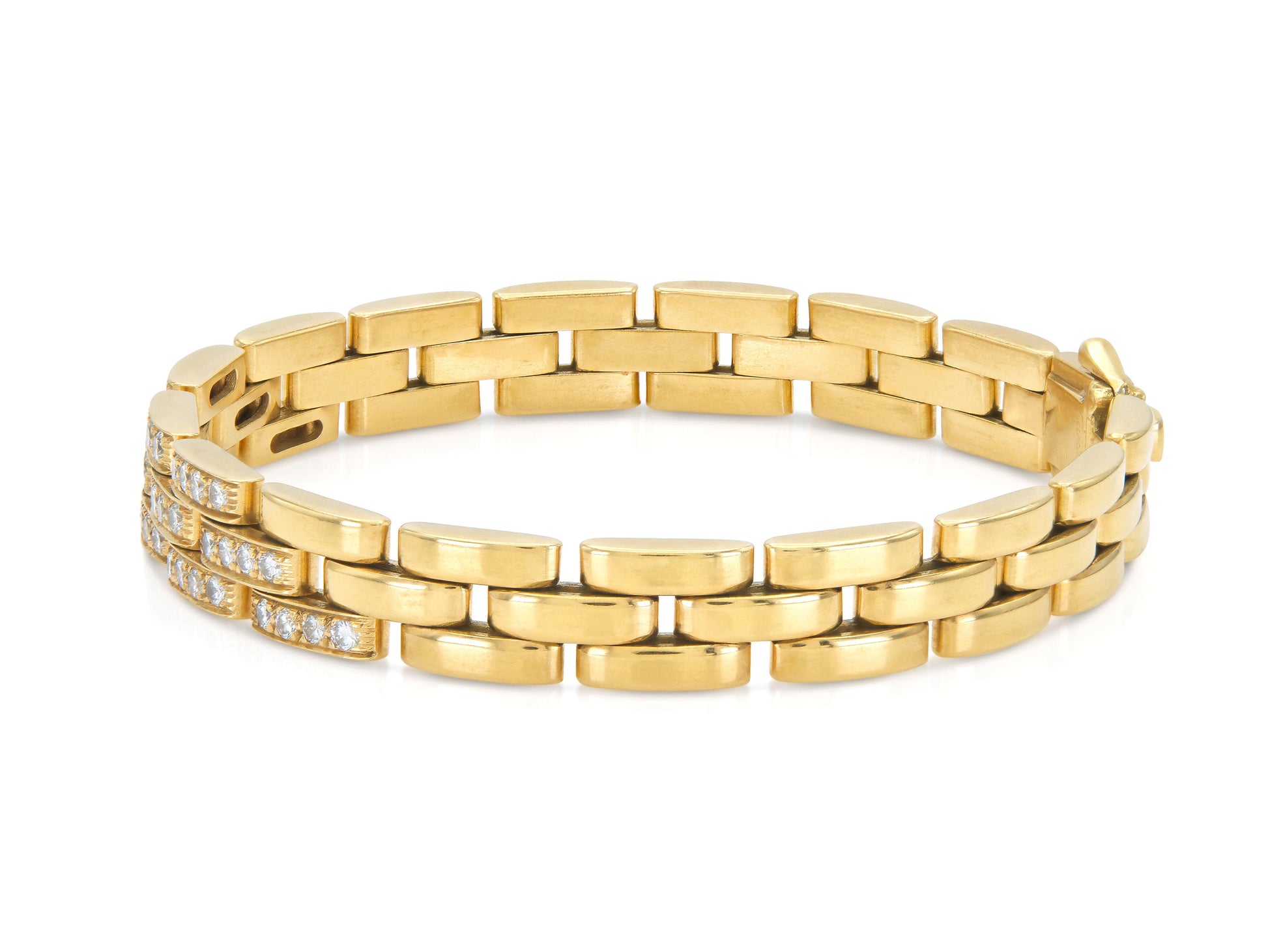 Cartier Maillon Panthere Bracelet with Diamond Links
