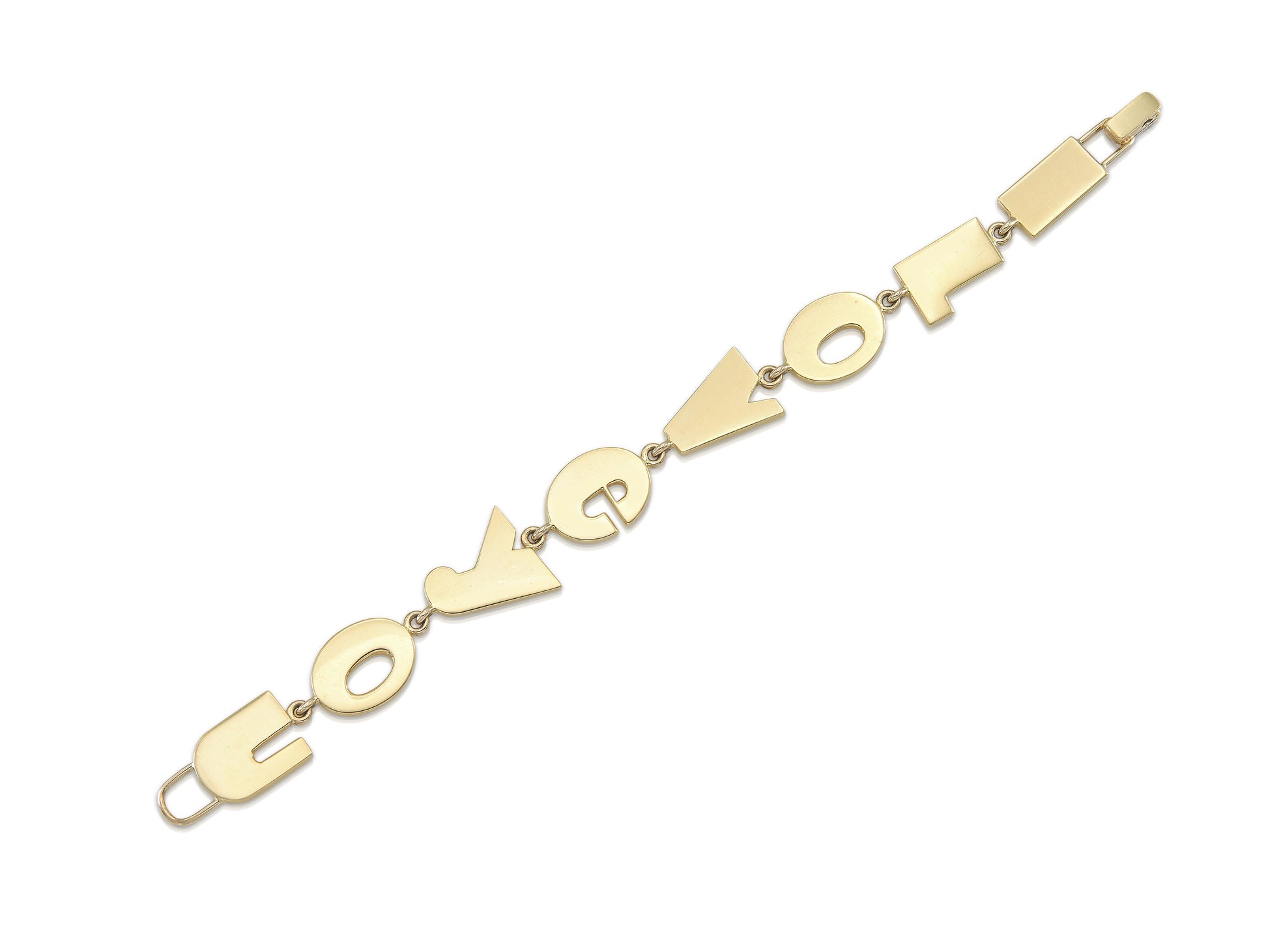 Verdura "I Love You" Bracelet