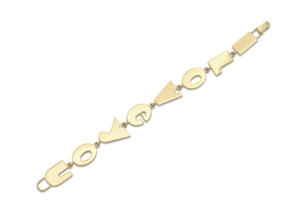 Verdura "I Love You" Bracelet
