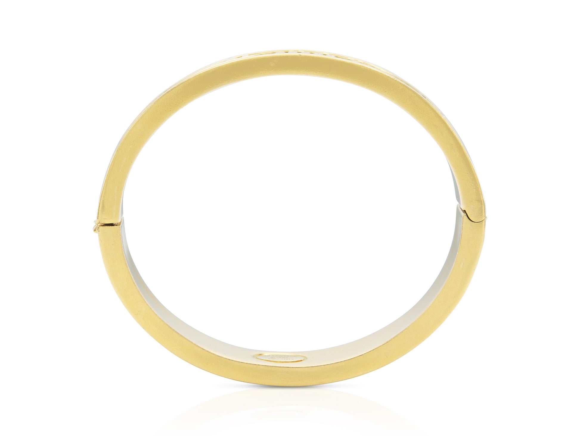 Vinatge 1990s Tiffany & Co. Atlas Roman Numeric Bracelet with Diamonds