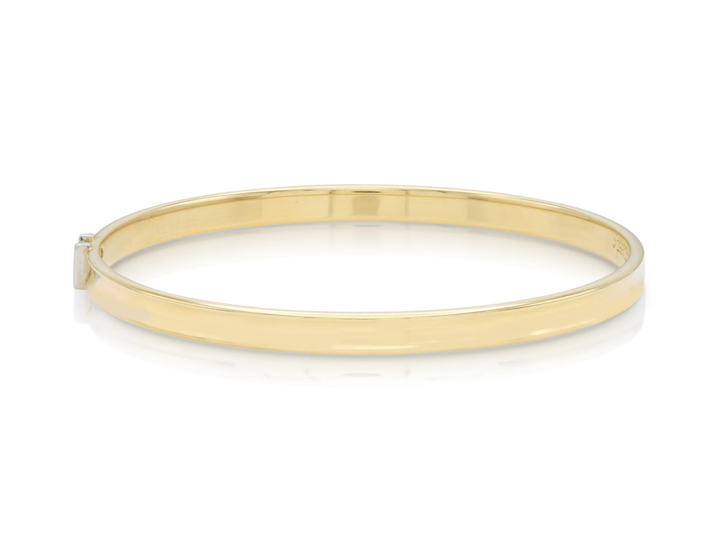 Vintage 1990s Tiffany & Co. Gold Bangle Bracelet with Diamonds