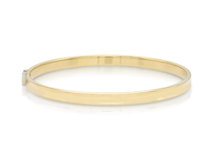 Vintage 1990s Tiffany & Co. Gold Bangle Bracelet with Diamonds