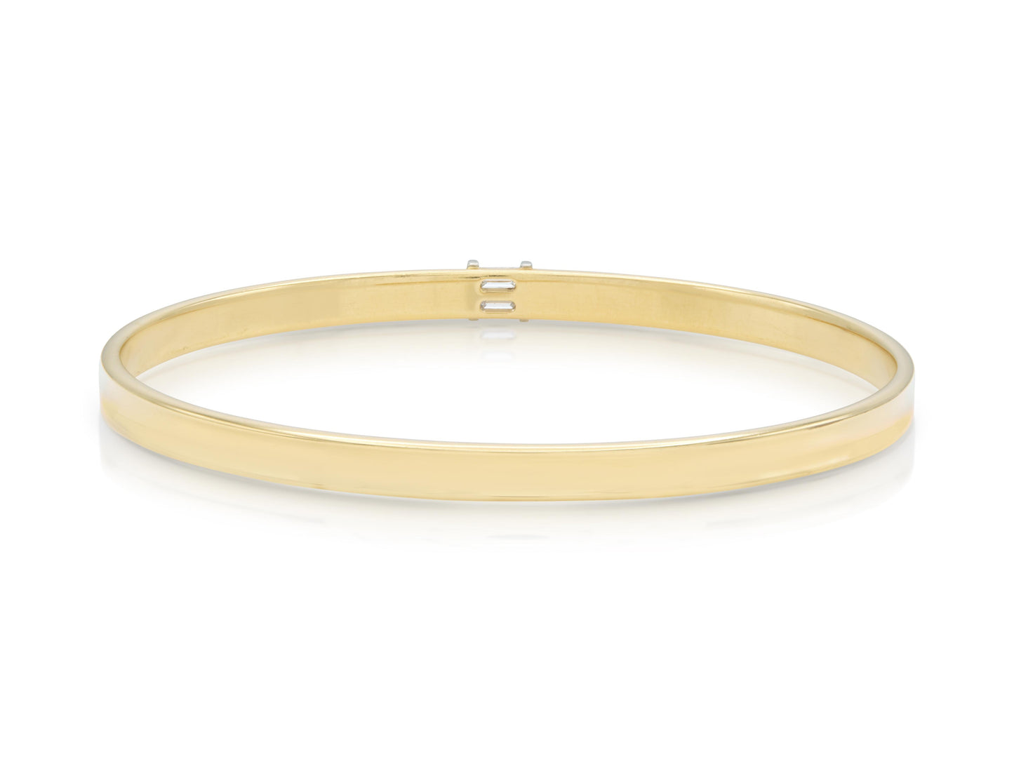 Vintage 1990s Tiffany & Co. Gold Bangle Bracelet with Diamonds