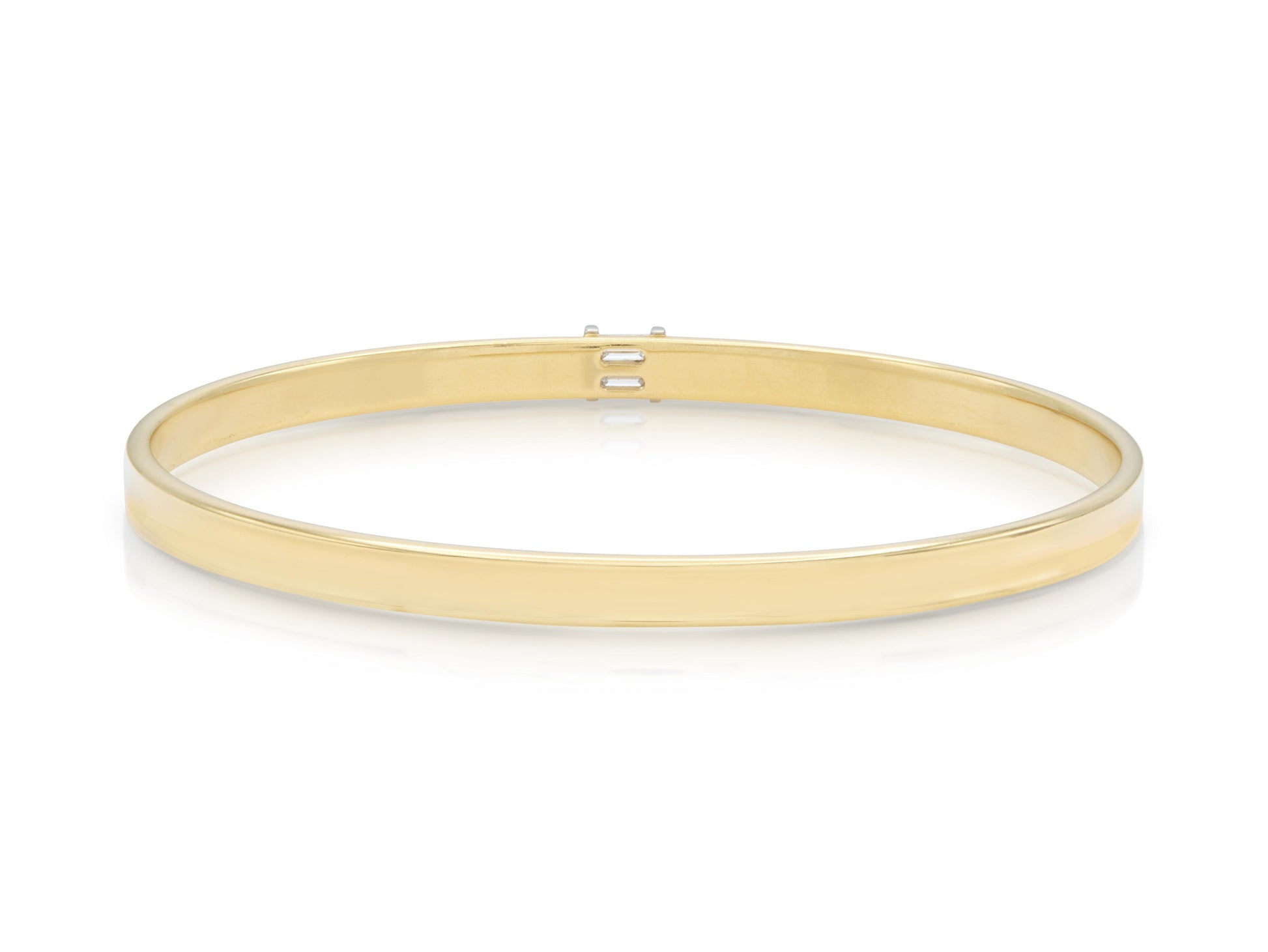 Vintage 1990s Tiffany & Co. Gold Bangle Bracelet with Diamonds
