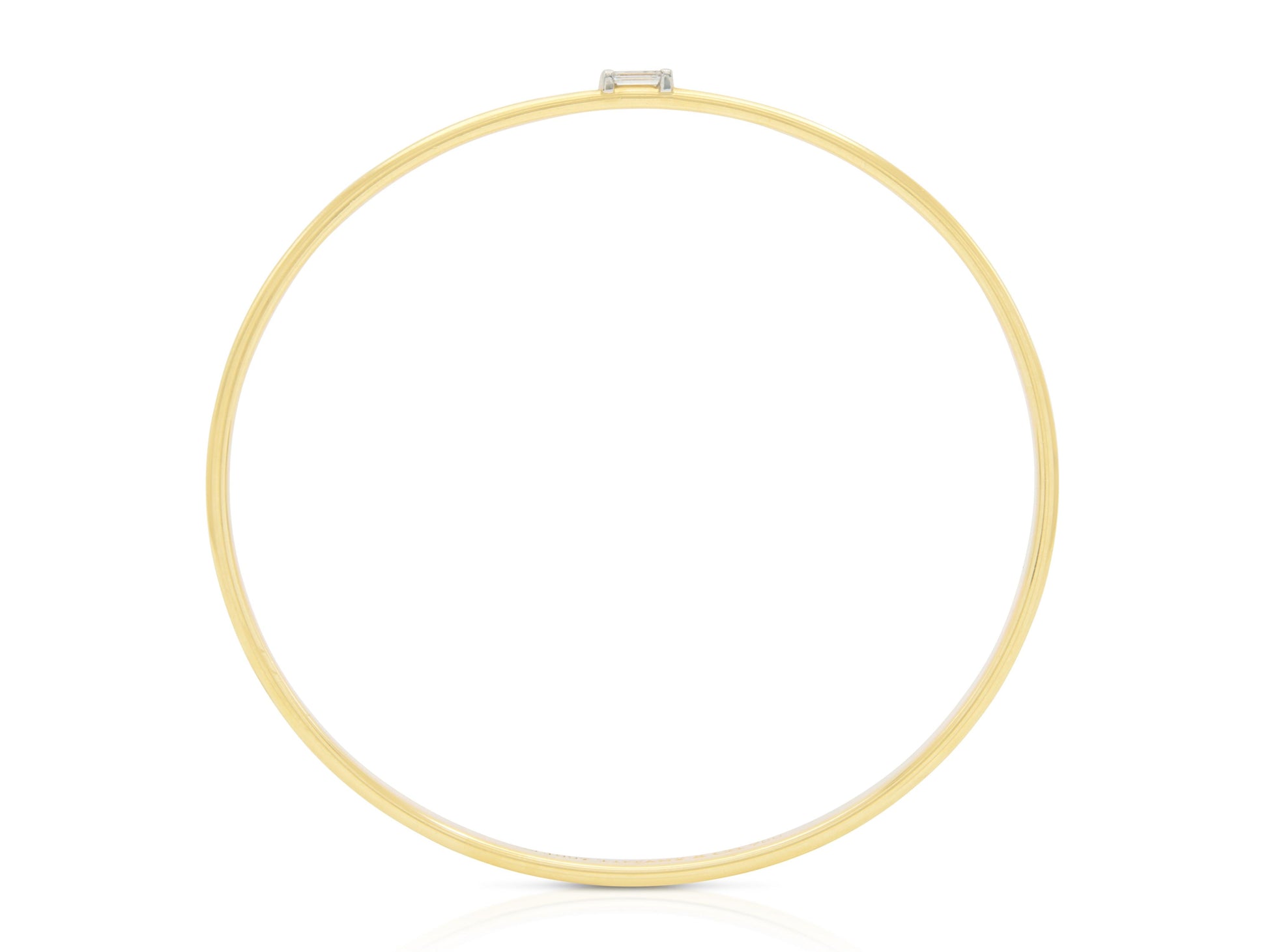 Vintage 1990s Tiffany & Co. Gold Bangle Bracelet with Diamonds