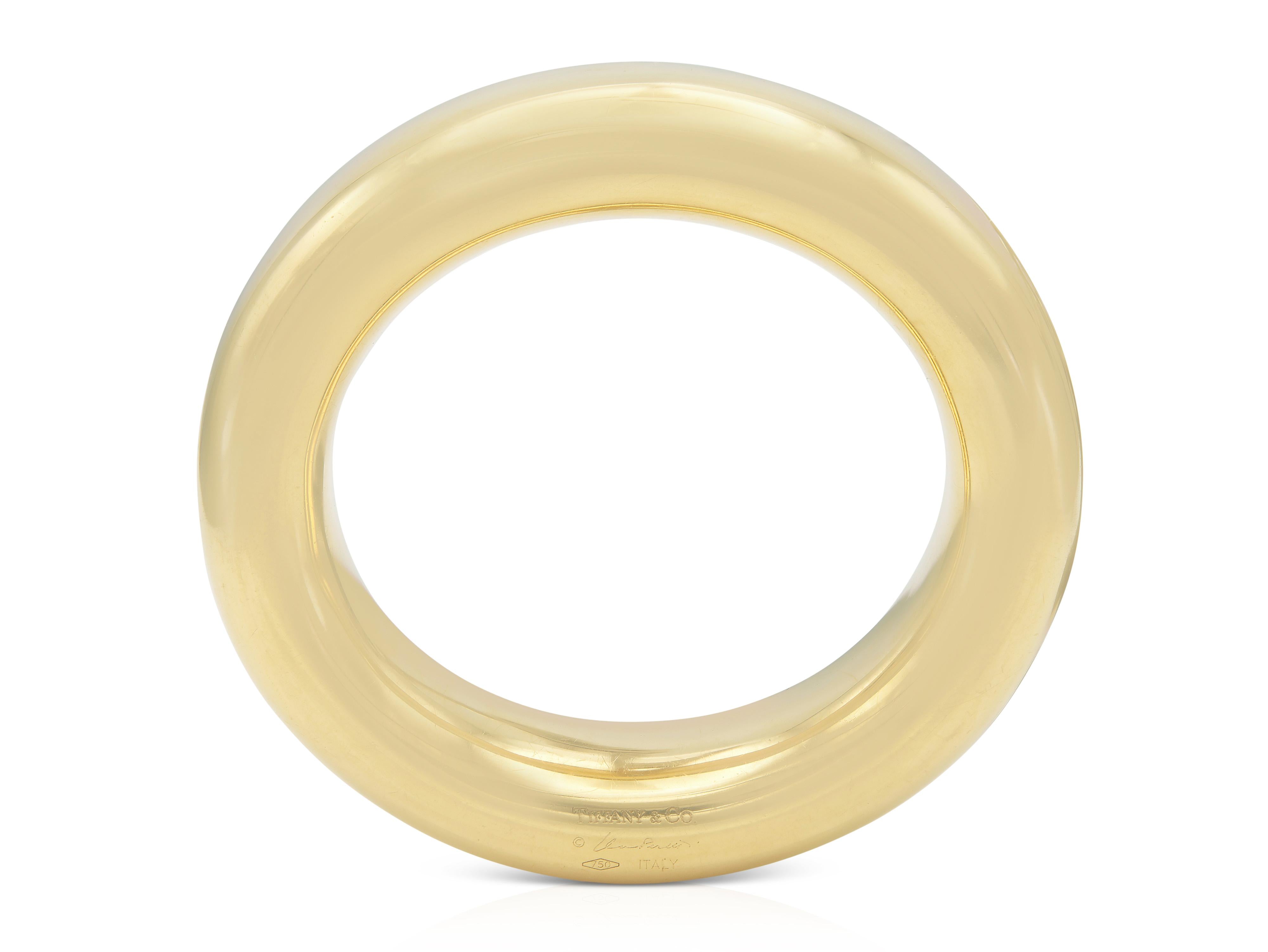 Tiffany & Co. Elsa Peretti Gold Doughnut Bangle Bracelet – Eric