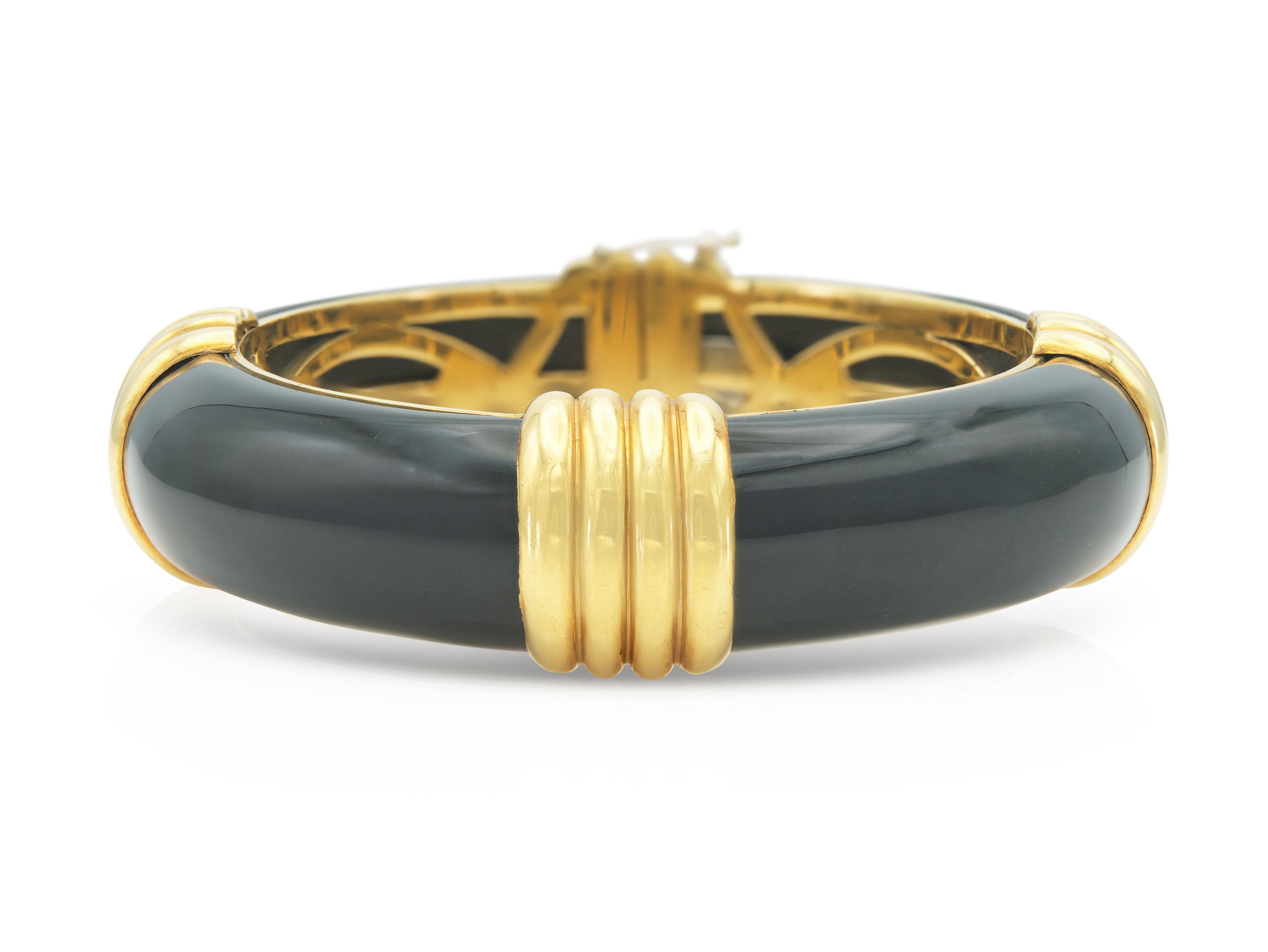 Van Cleef Onyx Bangle Bracelet | Eric Originals – Eric Originals