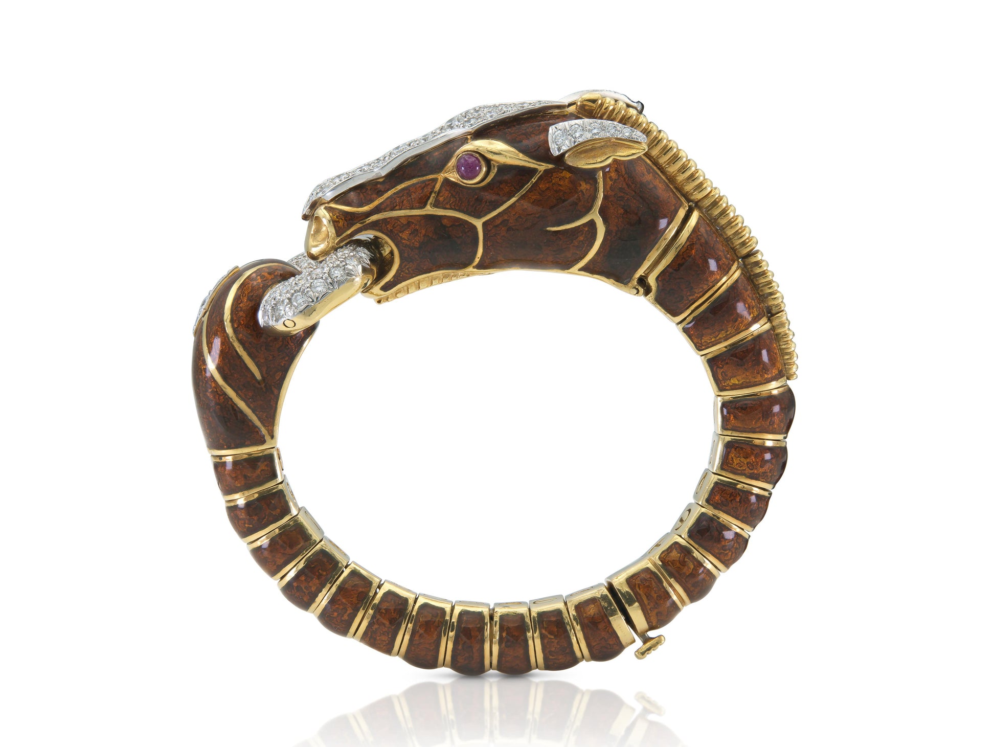 David Webb Chestnut Horse Bracelet