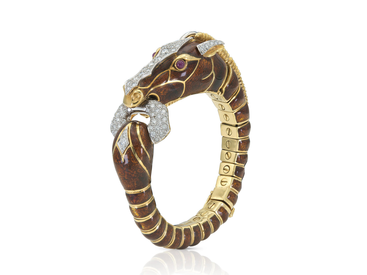 David Webb Chestnut Horse Bracelet