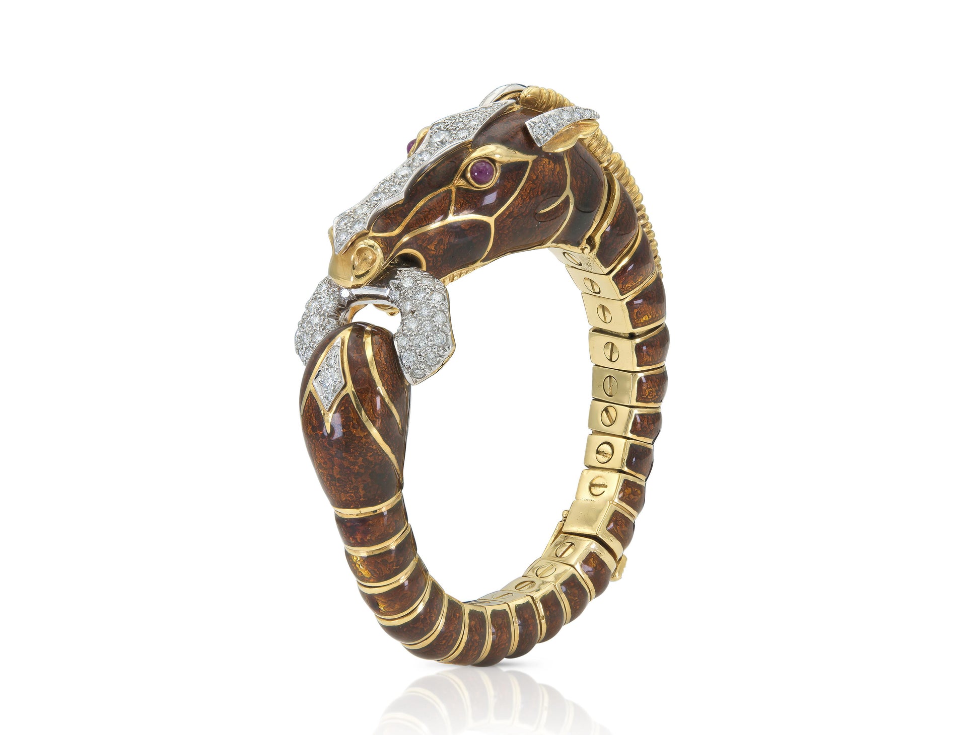 David Webb Chestnut Horse Bracelet