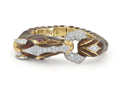 David Webb Chestnut Horse Bracelet