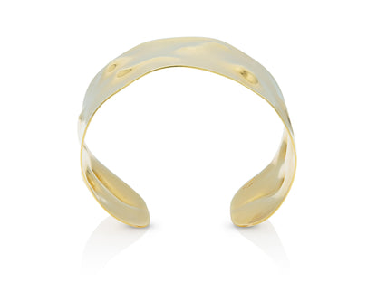 Vintage 1960s Cartier Gold Crumble Cuff Bracelet