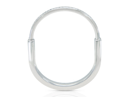 Tiffany & Co. Lock Bangle Bracelet with Diamonds