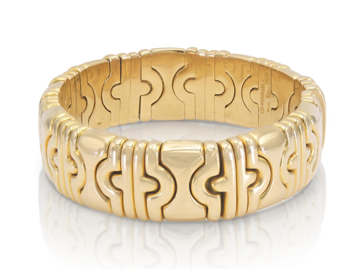 Vintage 1990s Bvlgari Parentesi Cuff Bracelet