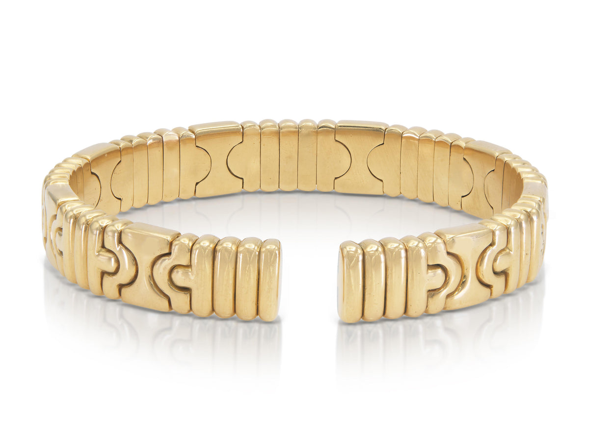 Vintage 1990s Bvlgari Parentesi Cuff Bracelet
