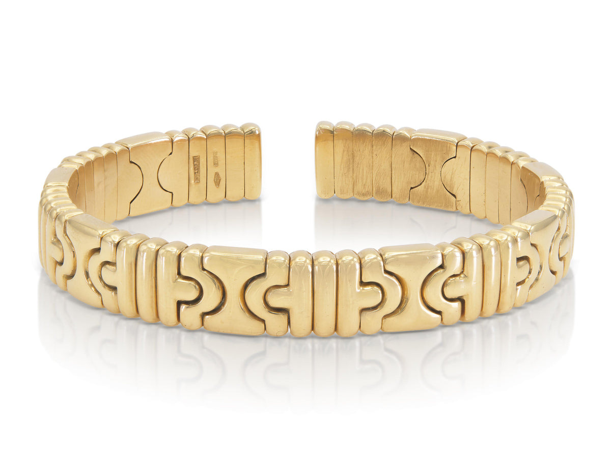 Vintage 1990s Bvlgari Parentesi Cuff Bracelet