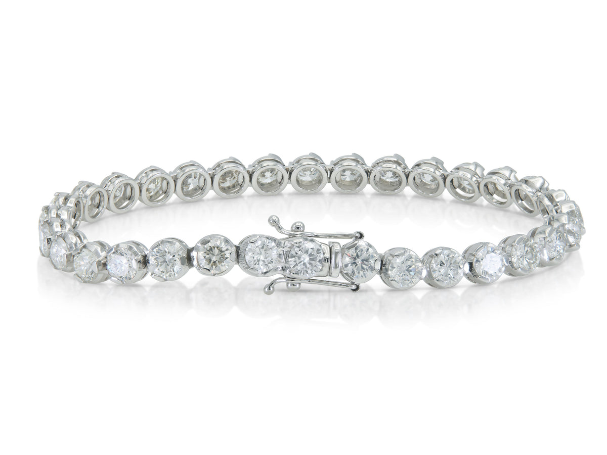 9.60 Carat Diamond Tennis Bracelet