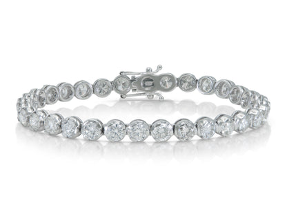 9.60 Carat Diamond Tennis Bracelet