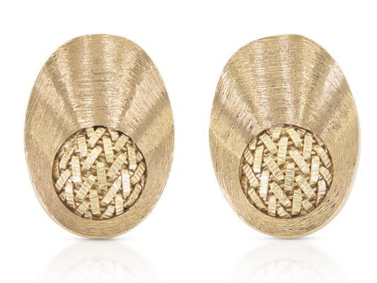 Vintage 1960s Gold Cufflinks