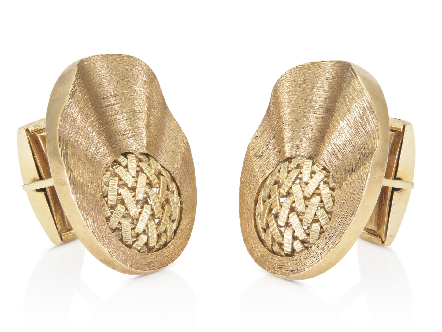 Vintage 1960s Gold Cufflinks