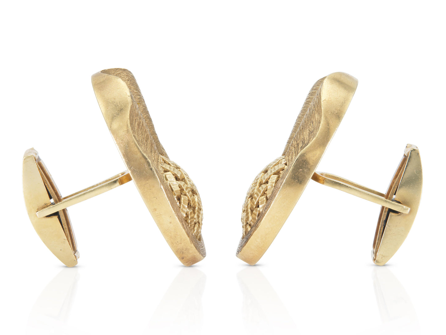 Vintage 1960s Gold Cufflinks