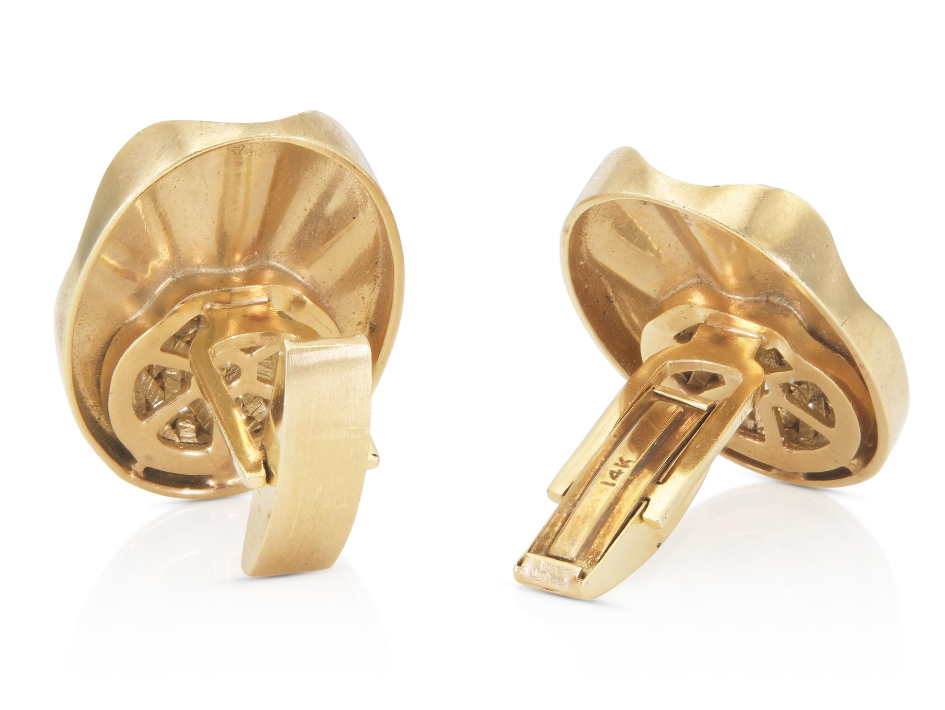 Vintage 1960s Gold Cufflinks