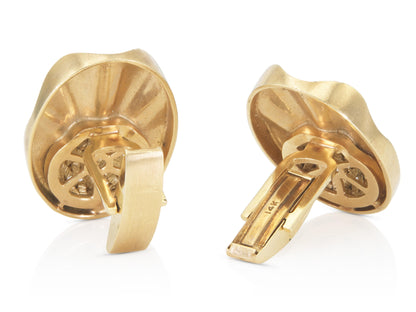 Vintage 1960s Gold Cufflinks