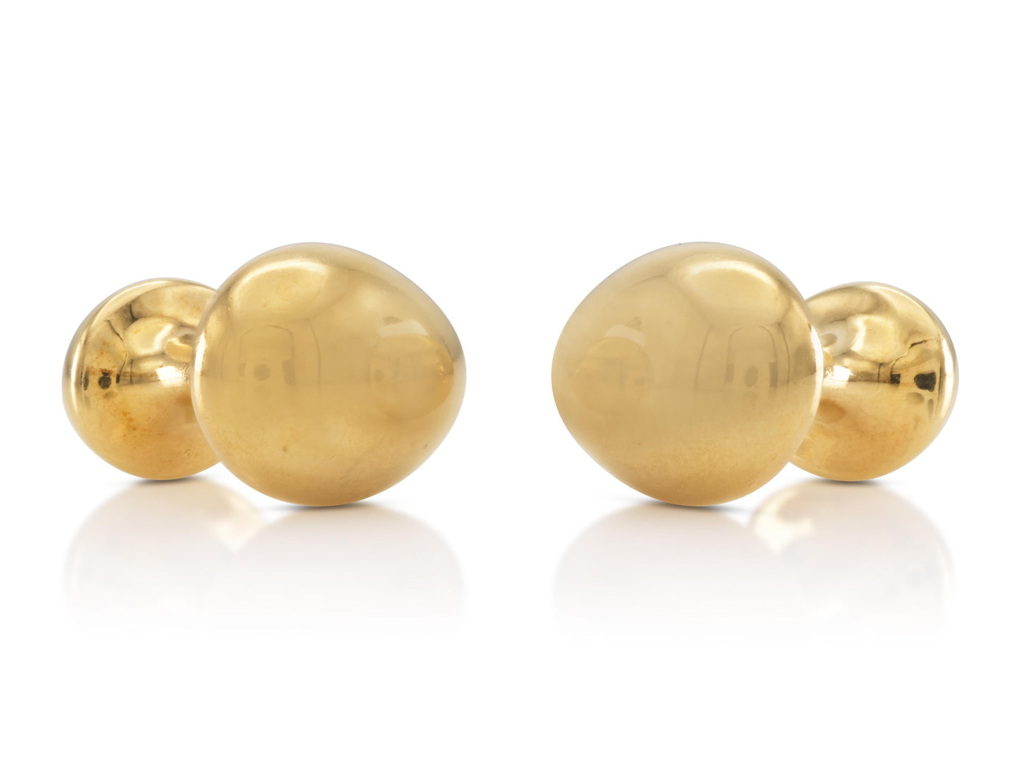 Vintage 1990s Tiffany & Co. Elsa Peretti Gold Cufflinks