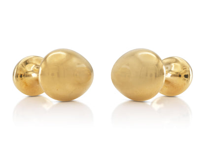 Vintage 1990s Tiffany & Co. Elsa Peretti Gold Cufflinks